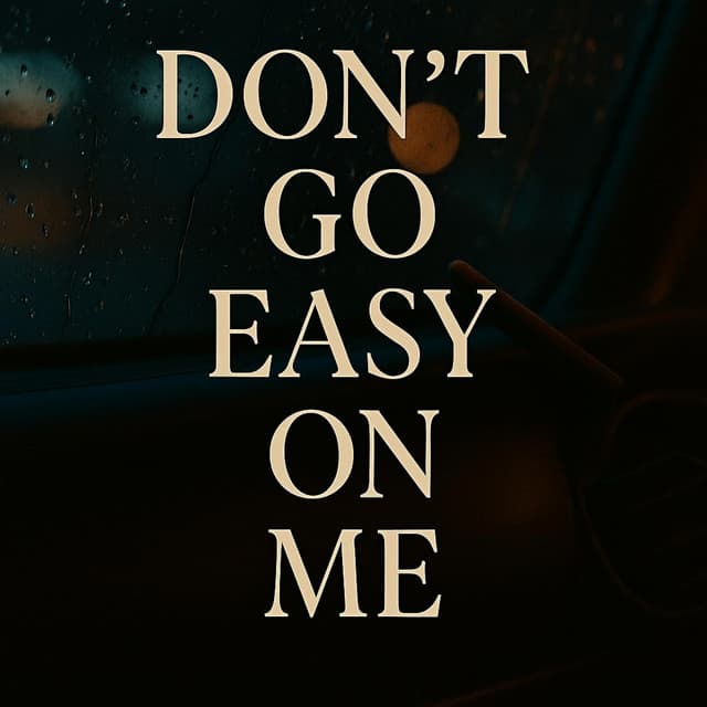 Don't Go Easy On Me artwork
