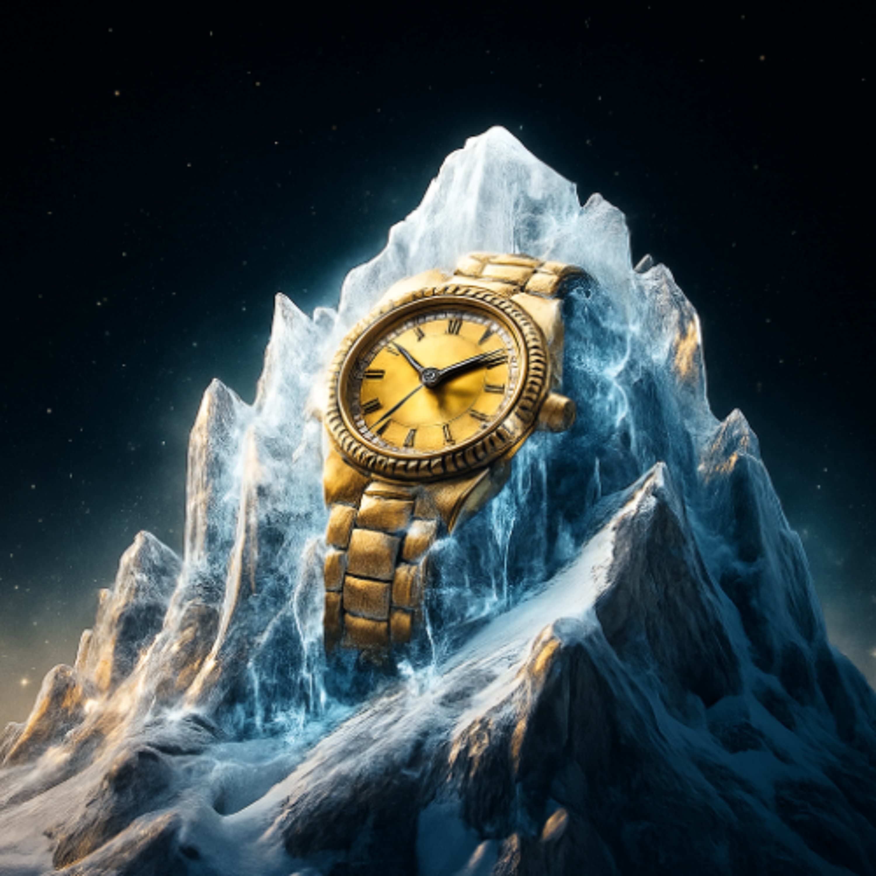 Golden Glacier artwork